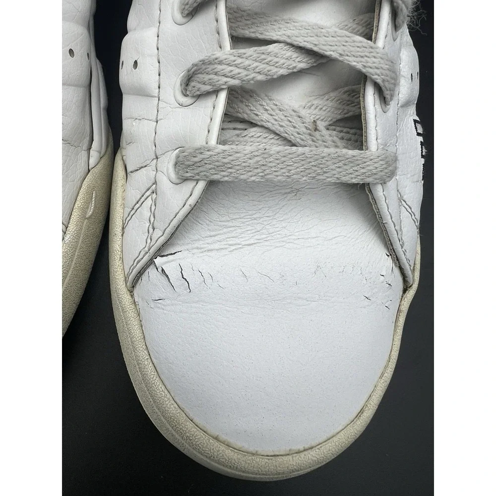 Adidas Barricade Team 2 White Navy Men's 13‎ Tennis Shoes 659910